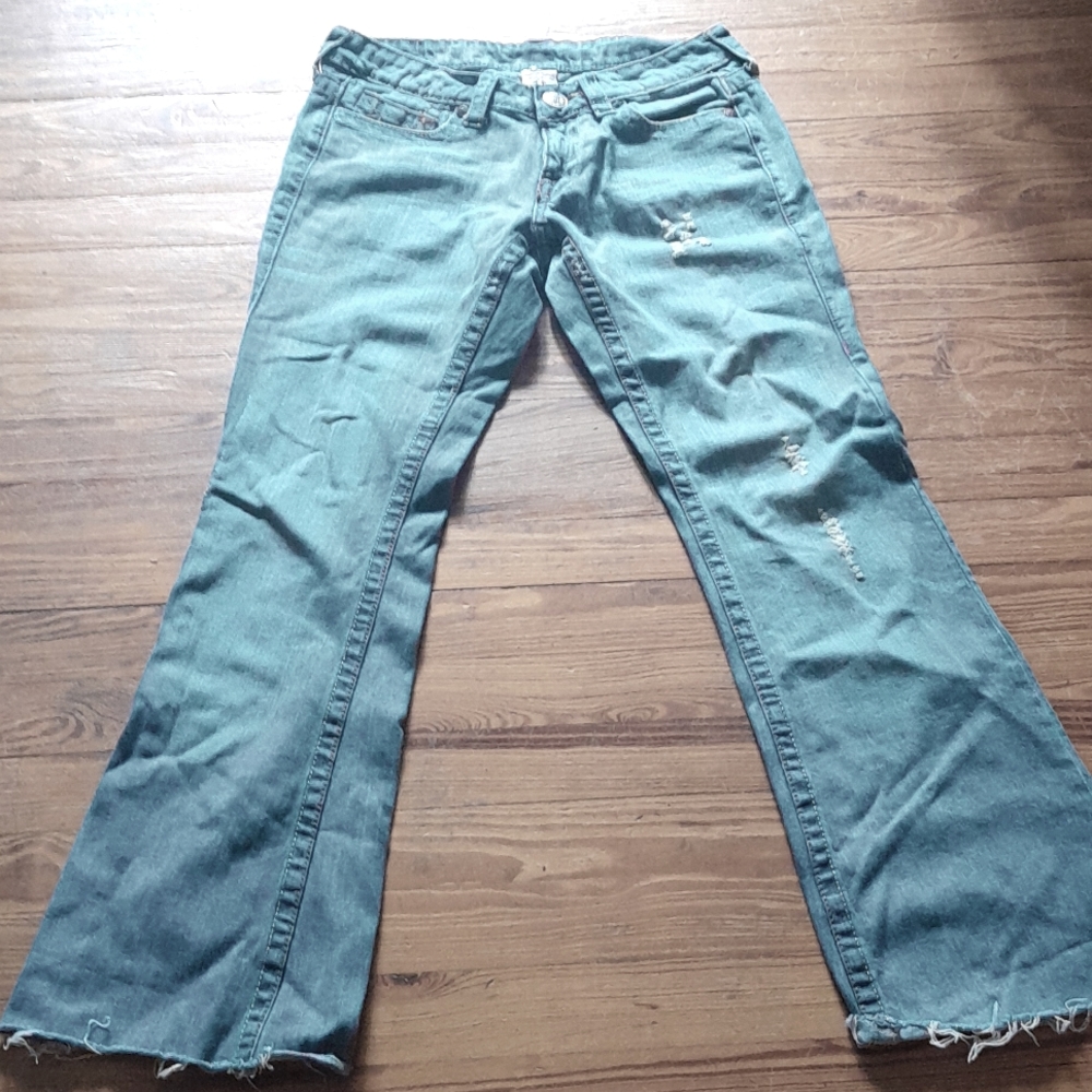 Vintage limited edition true religion jeans. 29 long from crotch.11 5 rise back.